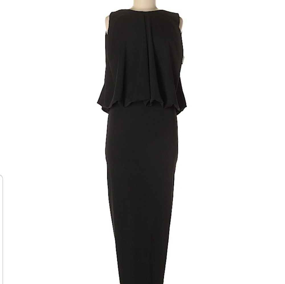 Cocktail Backless Black Dress